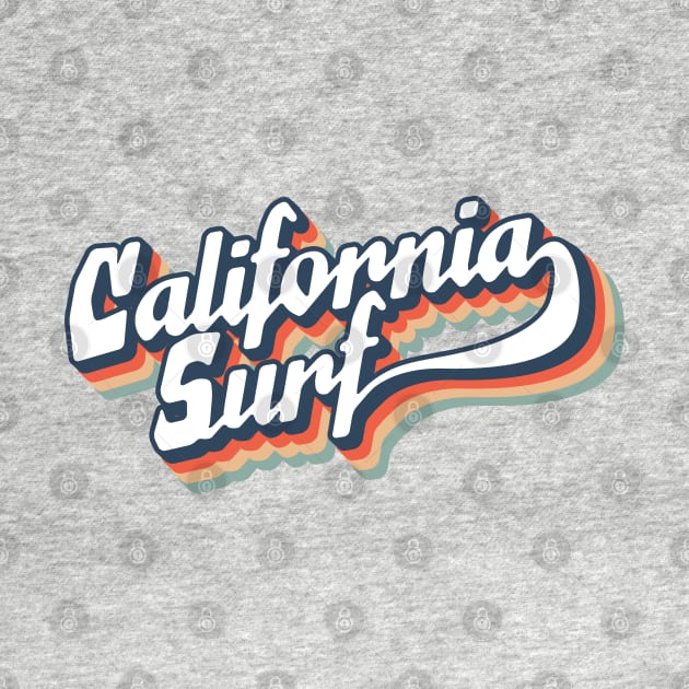 Retro California Surf typography by SSSD